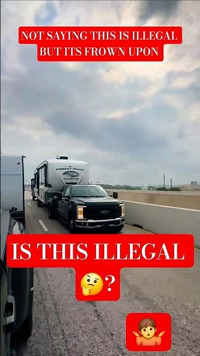 “They Actually Towed It Like THIS… (Legal or Not?)”