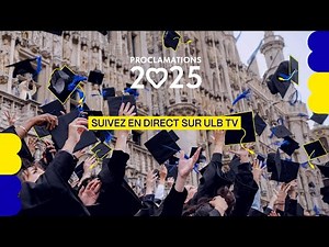 Proclamations des diplômées et diplômés ULB 2025 : Solvay & ESP – 9 octobre, 15h00 à 20h30