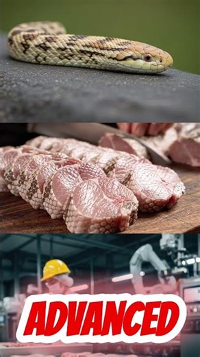 How Snake Meat Is Made in Modern Factories | Unseen Process