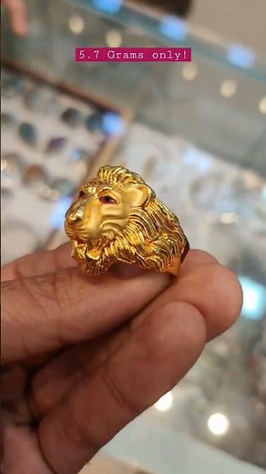 #Lion face ring design | Shagun Jewellers