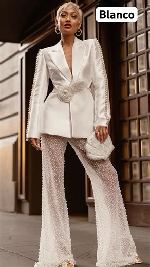 How to style a white blazer #style #colors #white #clothing #women #blazer