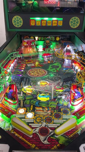 🔥 Data East Ninja Turtles Pinball Live Highlight! Cowabunga! 🐢