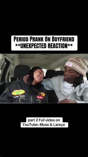 Period Prank On Boyfriend **UNEXPECTED REACTION** | prank on boyfriend