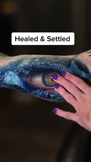 Healed Eye Tattoo in Austin, TX | Acos Tattoo