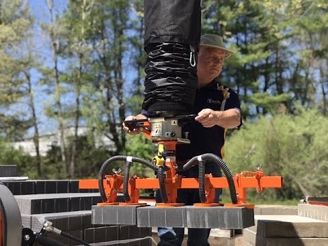 Vacuum Lifting for Slabs, Paver and Wall Material