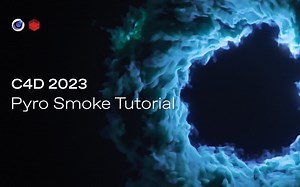 C4D+Redshift Pyro烟雾动画模拟创意录屏_哔哩哔哩_bilibili