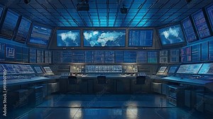 The mission control centre of Space Flight Command