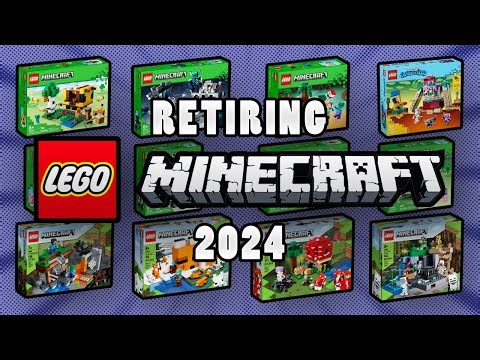 I LIST EVERY LEGO MINECRAFT SET RETIRING IN 2024