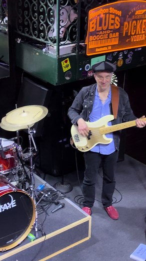We like to think our musicians have a good time here....stay to the end to watch the drum solo🥁 #printersalleynashville #livemusicnashville