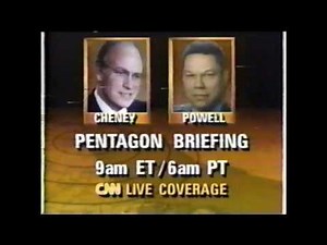 Operation Desert Storm - CNN Live News Coverage - Part 8