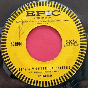 Jim Robinson - It's A Wonderful Feeling / A Whole Lot Of Lovin'