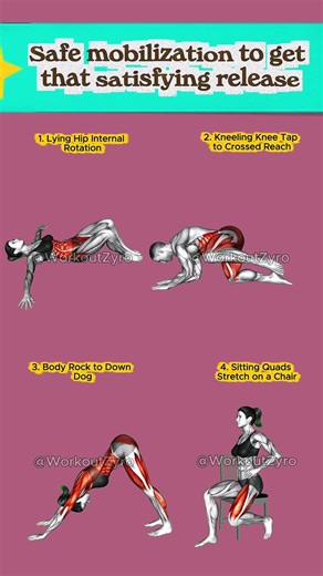 Satisfying Back Cracks (Without a Chiro) 🦴#cracking #popping #asmr #relief #stretching #mobility