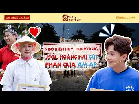 NGÔ KIẾN HUY, HURRYKNG, JSOL, HOÀNG HẢI gửi tặng những phần quà ấm áp cho các gia đình