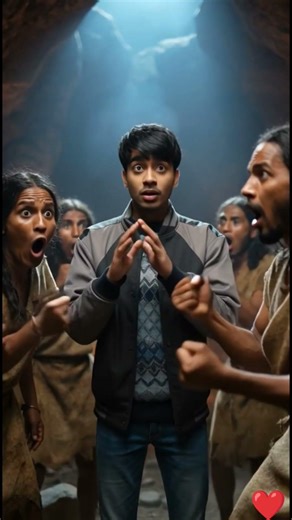 Socha madad karega… par log dar gaye! Ice Age time travel story ❄️⏳ #shorts #new #subscribe #fyp