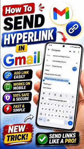 How To Send Hyperlink In Gmail