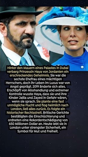 Die geheime Flucht von Prinzessin Haya von Jordanien