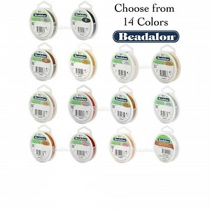 Beadalon 7-strand Stringing Wire: Gem & Bead, 14 Colors - Etsy
