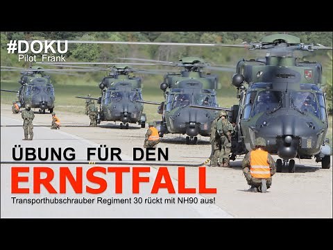Transport Helicopter Regiment 30 trains for an emergency | NH90 DOCUMENTARY