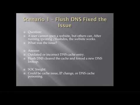 dns for soc with scenario questions (lesson 2)