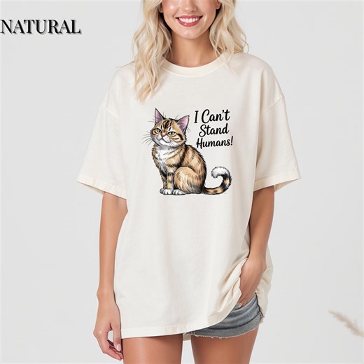 Funny Cat Graphic T-shirt, Sarcastic Humor Tee - Etsy