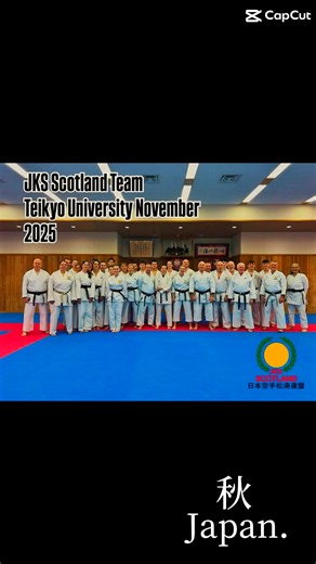 🥋🇯🇵 JKS International Conference – Teikyo University Budokan, Japan 2025 🇯🇵🥋 An unforgettable few days training, learning, and testing ourselves alongside friends from JKS Scotland at the JKS International Conference hosted inside the legendary Teikyo University Budokan. We’re proud to share that Senjokai returned home with some special achievements: 🥋 New Sandan (3rd Dan) • Liam • Zack 📜 Instructor & Examiner Qualifications • Liam – Instructor Licence Examiner Licence • Craig – Instruct