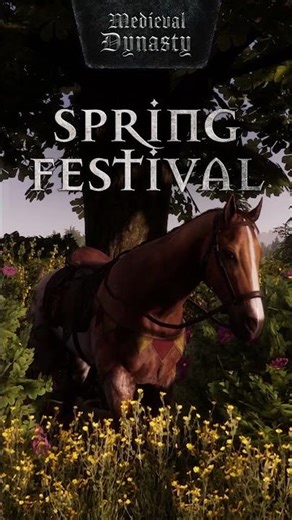 Spring Festival in Medieval Dynasty! 🌷 #medievaldynasty #rendercube #spring #chinesenewyear