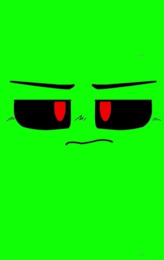 GREEN SCREEN EYES changes from happy to sad, scared, angry—and completely CRAZY!💚😱Animation#BloodPop