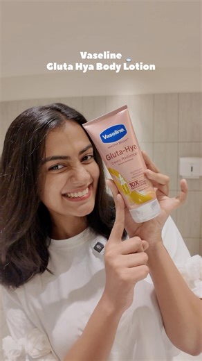 #AD Vaseline GLUTA HYA BODY LOTION’s serum burst texture 🥹✨@vaselineindia