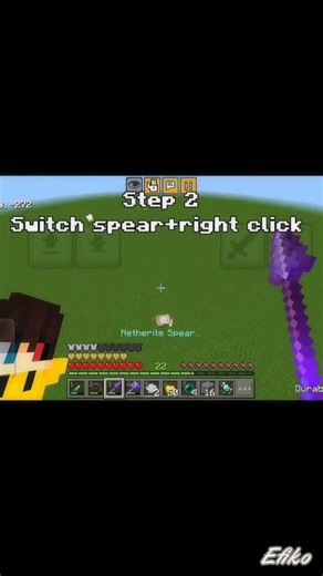 spear mace tutorial #minecraft