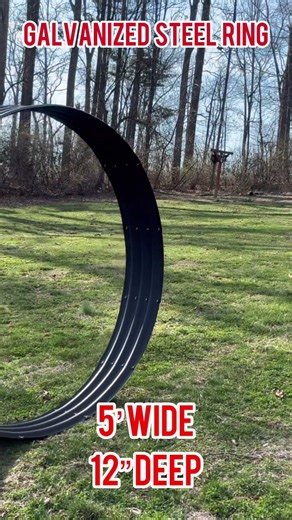 Galvanized Steel Fire Pit or Raised Garden Bed #firepits #raisedbedgarden #backyard