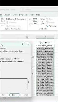 Text to Columns Trick in Excel | Split Data Like a Pro in Seconds! #ExcelTips #texttocolumns