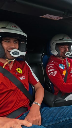 367K views · 3K reactions | Two weeks before launch, adrenaline was through the roof. Charles Leclerc and Antonio Giovinazzi took the #Ferrari849Testarossa for a drive. Watch the full video and get their first impressions  #Ferrari | Ferrari | Facebook
