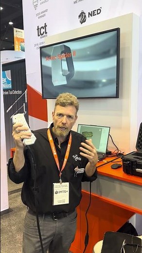 Steve Cory at IMTS 2024: Artec Point Scanner & Space Spider 2 Demo