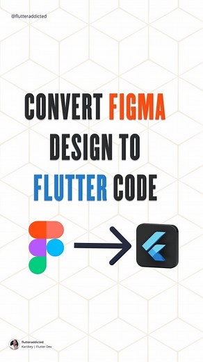 Flutter developer | Kartikey on Instagram: "Convert figma design to code easily with this new figma feature. Note - you need to install flutter to figma external plugin to achieve this. Follow @flutteraddicted for more informational reels. #flutter #figma #flutterapp #fluttercode #fluttercord #appdeveloper #AppDevelopment #appdevelopmentservices #freelancer #appdesign #iosdeveloper #androiddeveloper"