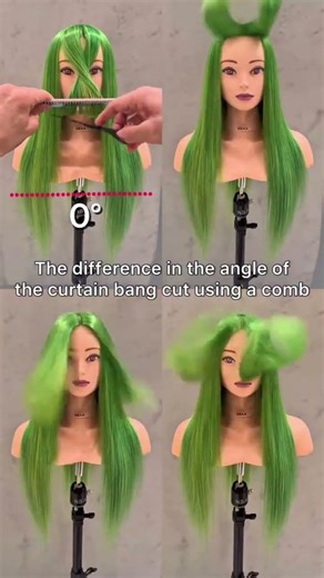 Master the Bangs Twist & Angled Cut Technique