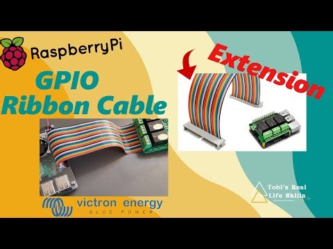 Victron VenusOS Raspberry Pi | Relay Board | Extension GPIO Ribbon Cable