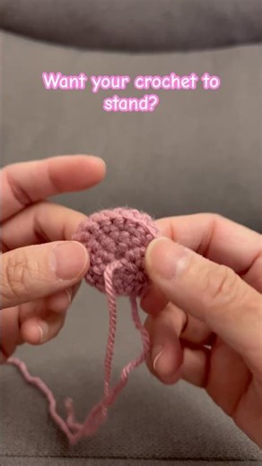 This crochet trick makes it stand 🤯