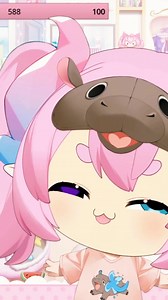 Chibidoki Moo Deng Model ? #anime #chibidoki #аниме #vtuber #vtuberclips