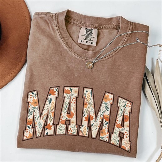 Comfort Colors Vintage Floral Mama T-shirt, Retro Spring Mom Tee, Vintage Style, Mother's Day Gift, Mom Gift, Comfort Colors Tee - Etsy