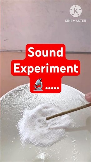 Simple dancing Salt experiment |what you need Sound energy waves #physics #physicwallha #experiment
