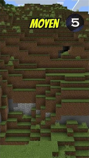 Retrouver le bloc caché ! #minecraft #shorts