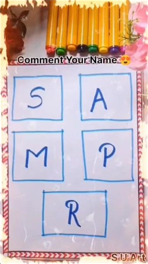 S A M P R Beautiful words writing short video 🎨 #Viral #Short #artshort