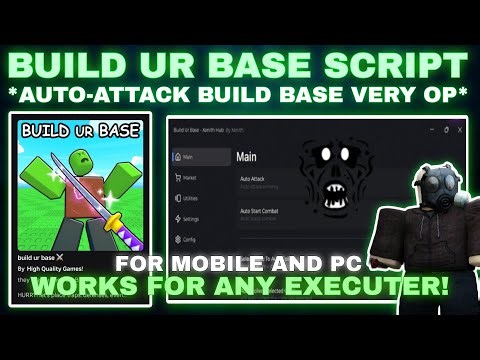 ⚔️Build ur Base Script Pastebin AUTO-ATTACK | AUTO-BUILD BASE | AUTOBUY ALL GEARS & DEFENSE WEAPON🏰