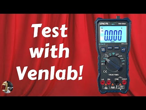 VENLAB VM600A Digital + NCV & TEMP Multimeter Review