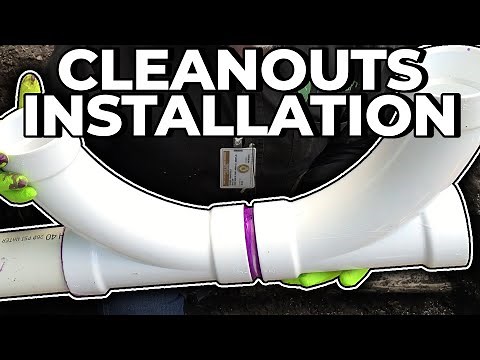 Building and Installing 2 Way Cleanouts - Real Plumbing Job