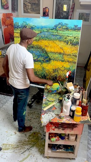 775 reactions · 12 shares | Lotus in the Harvest" By Shahanoor Mamun November 2025 - - - - #studiotime #painter #painting #studioartartist #shahanoormamun #landscapepainting #landscapepaintershahanoormamun #artbyshahanoormamun #artist #art #LotusintheHarvest_shahanoormamun | Shahanoor Mamun | Facebook