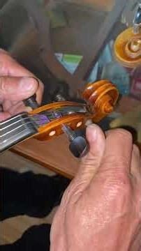 Violin bridge installation