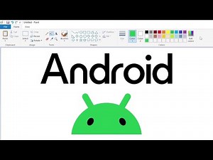 How to draw the Android logo using MS Paint | How to draw on your computer