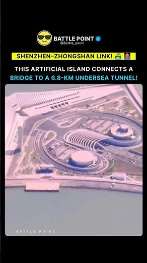 China’s Shenzhen–Zhongshan Link: The Artificial Island Mega Project! 🌉🌊