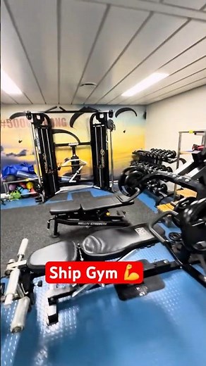Ocean Workout 🔥🌊 | Sailor Gym Inside Ship🌊🚢🏋️🏋️‍♀️🤸‍♀️
